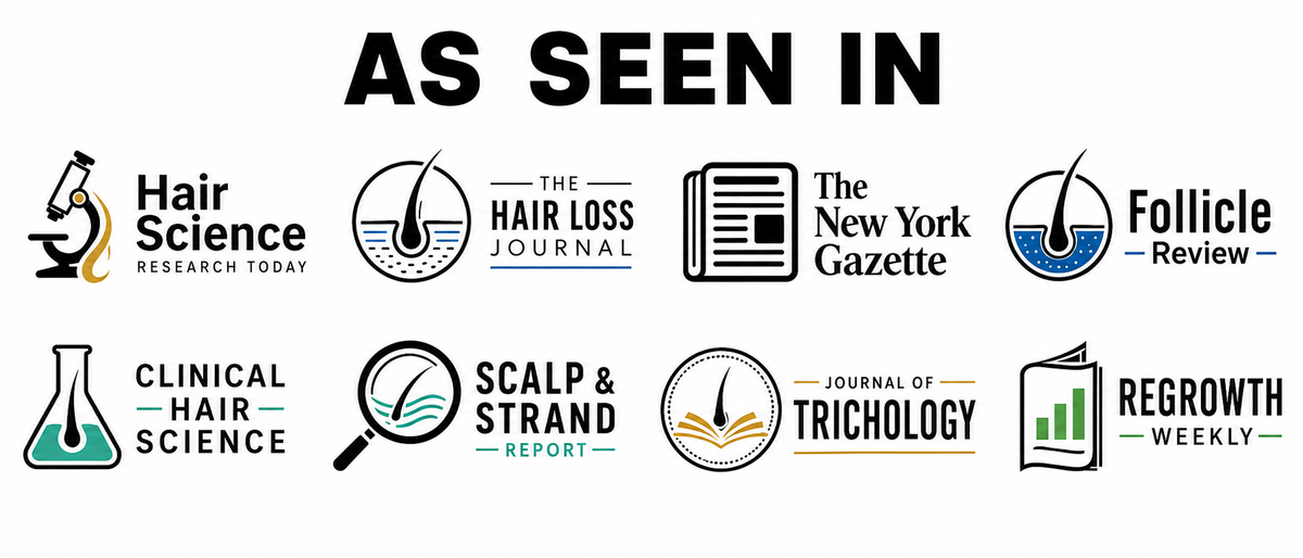 As seen in leading hair science publications